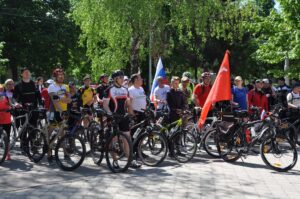 Ку бичиклета пе трасеул Викторией